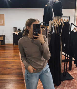 Daily Top - Taupe