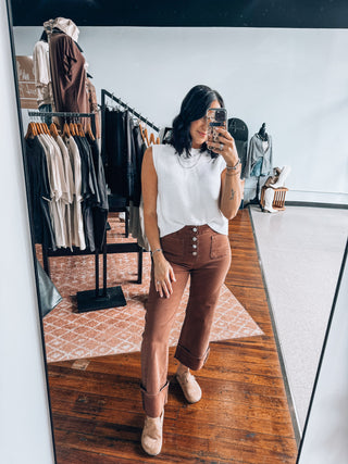 White Tie Sweater Vest
