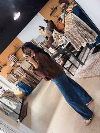 Brown Bubble Bomber Jacket