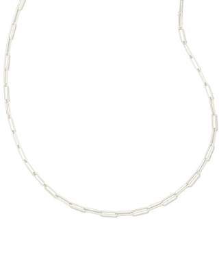 Kendra Scott - Courtney Paperclip Necklace - Silver