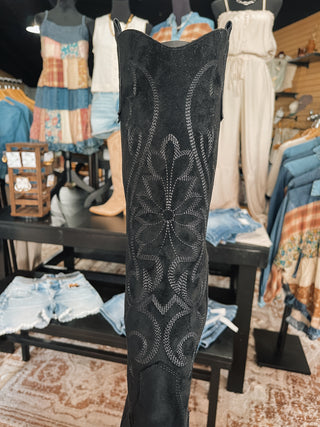 Midnight Western Stitch Tall Boot