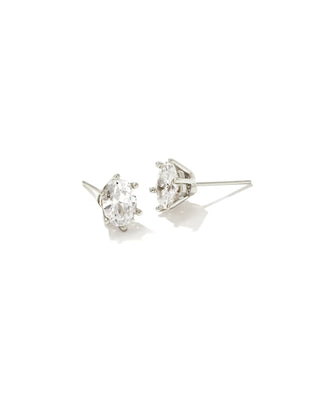 Kendra Scott - Cailin Silver Crystal Stud Earrings