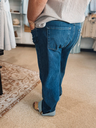 RISEN Dark Cuffed Jeans