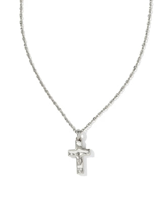 Kendra Scott - Cross Pendant Necklace - Silver