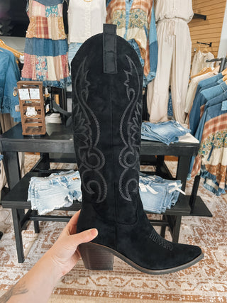 Midnight Western Stitch Tall Boot