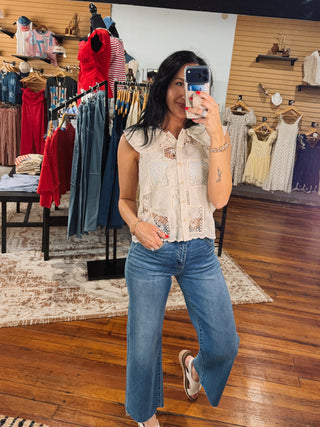 Vintage Vibe Garden Lace Top
