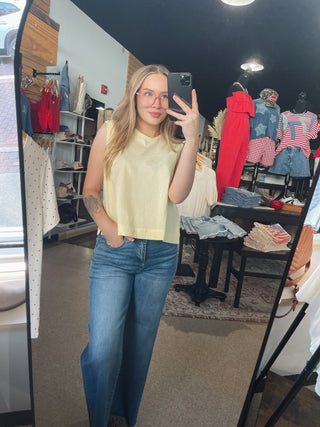 Buttercream Sleeveless Everyday Top