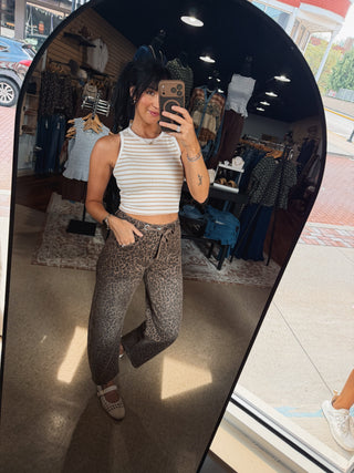 Classic Striped Ribbed Tank