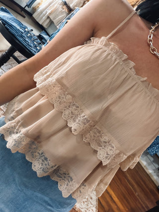 Layered Lace Tank