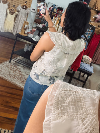 Vintage Vibe Garden Lace Top