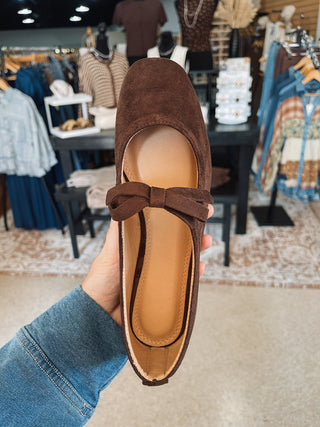 Brunette Bow Mary Janes