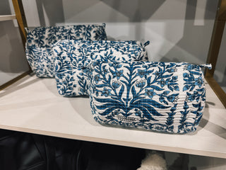 Quilted Cosmetic Bag 3 in 1