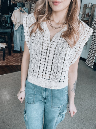 Janet Crochet Top