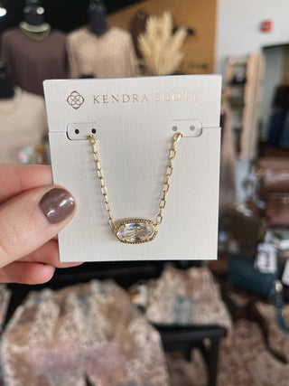 Kendra Scott - Elisa Luxe Gold Short Pendant Necklace