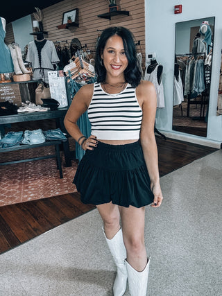 Black Bubble Skirt