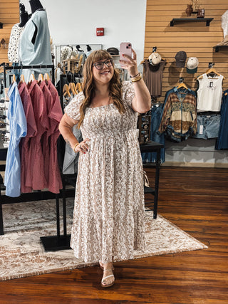 Cinnamon Vine Smocked Dress