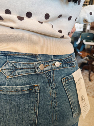 RISEN Back Buckle Cuff Jeans