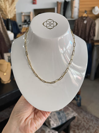 Kendra Scott - Courtney Paperclip Necklace - Gold