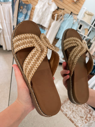 Natural Woven Sandals