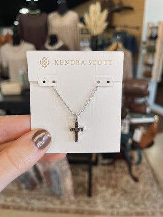 Kendra Scott - Cross Pendant Necklace - Silver