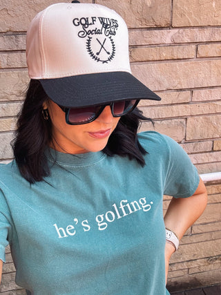 He’s Golfing Tee