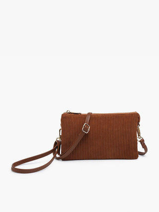 Riley Crossbody/Wristlet- Brown