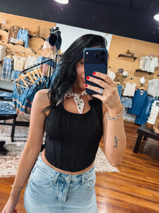 Contour Corset Tank - 2 Colors
