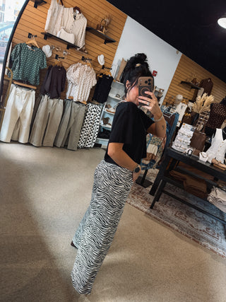 Classic Zebra Flow Pants