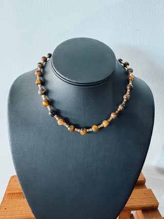 Tiger Beaded Necklace