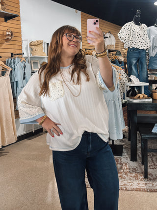 Soft Stitches Patchwork Top