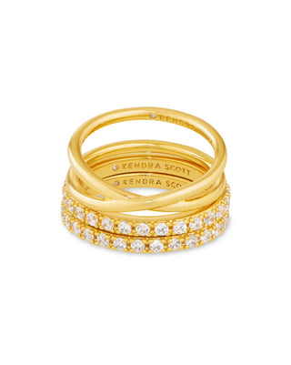 Kendra Scott - Livy Rings Set of 3 - Gold or Silver