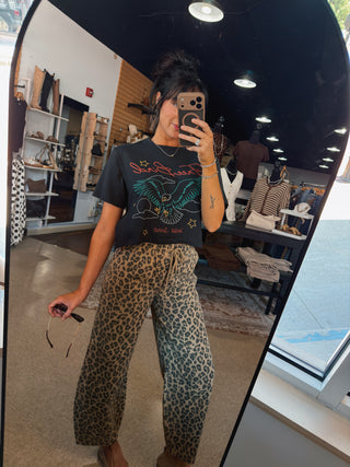 Light Leopard Drawstring Barrels