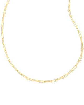 Kendra Scott - Courtney Paperclip Necklace - Gold