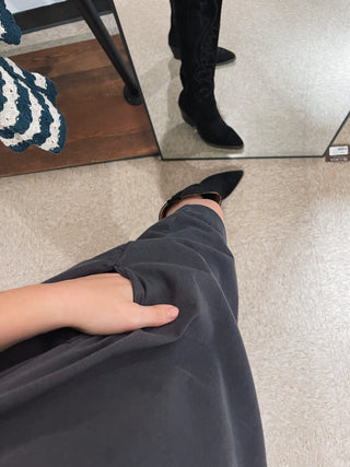 Charcoal Shift Dress