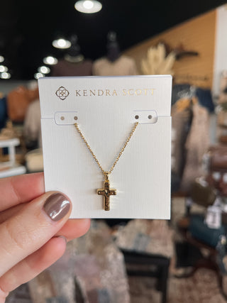Kendra Scott - Cross Pendant Necklace - Gold