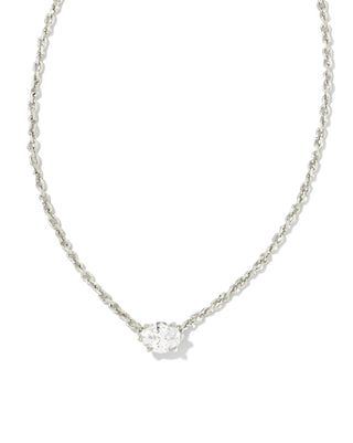 Kendra Scott - Cailin Silver April Pendant Necklace