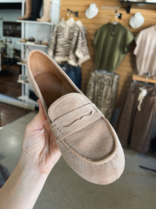 Neutral Suede Loafer