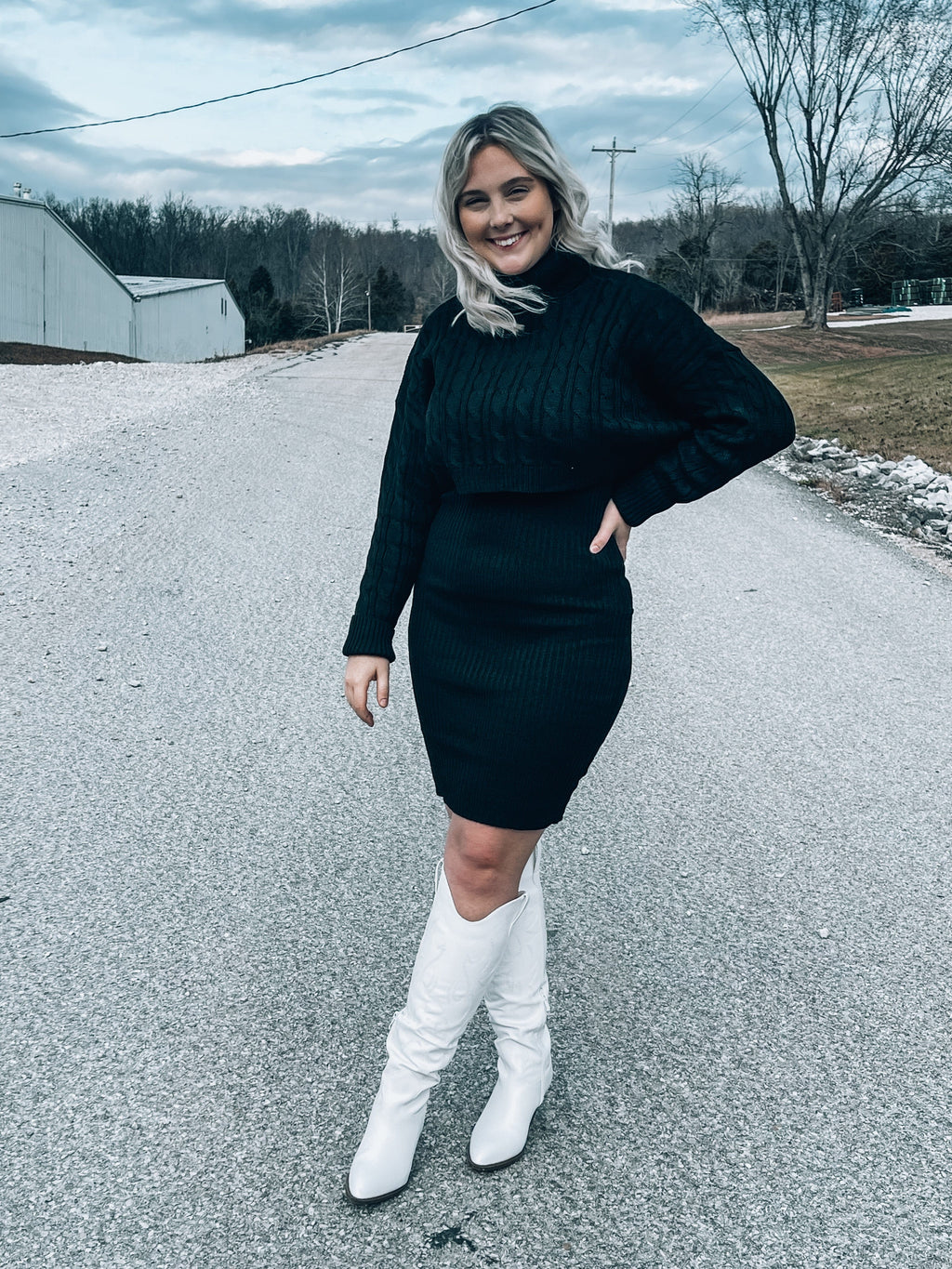 Pam Sweater Dress- 2 Piece