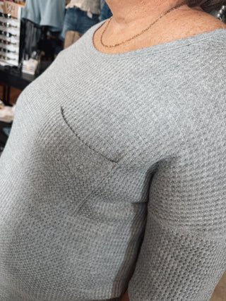 Everyday Waffle Knit Top