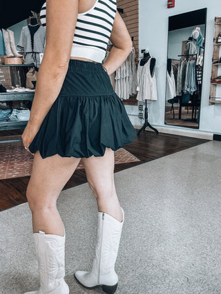 Black Bubble Skirt