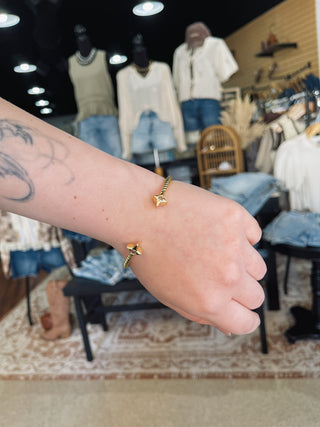 Gold Twisted Starlight Bracelet