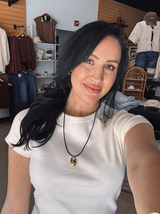 Cord Drop Necklace