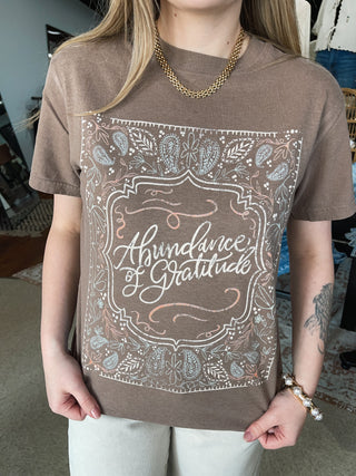 Abundance of Gratitude Graphic Tee