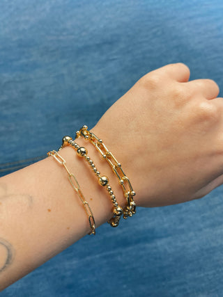 Golden Bracelet Trio Stack