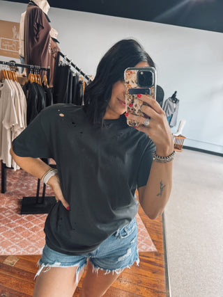 Grunge Tee - Black