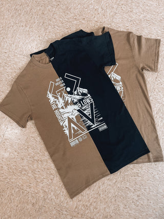 God is Greater Split Tee