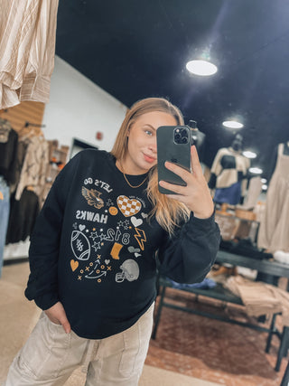 HAWKS Football Sweatshirt