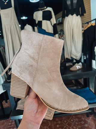Weslee Booties - Taupe