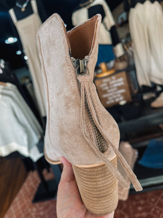 Weslee Booties - Taupe