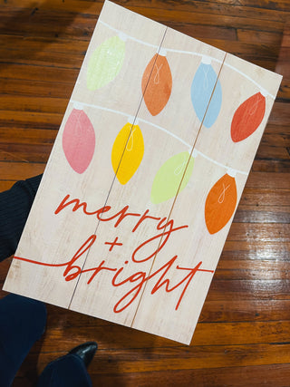 Merry Bright Lights Block